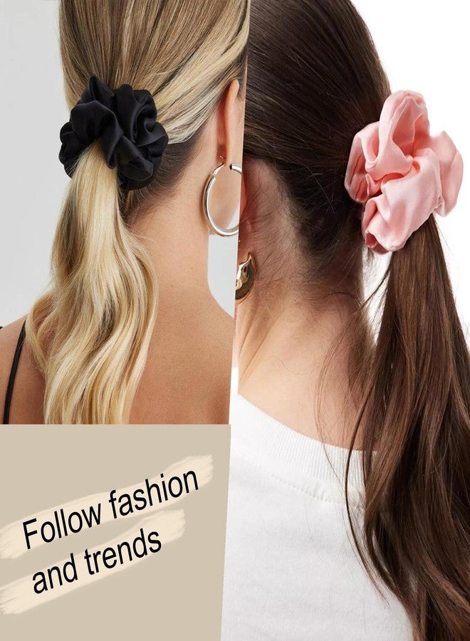 Ivyu Hair Scrunchies for Women - Hair Ties No Damage Both for Thick Hair or Thin Hair Curl Hair No Crease Scrunchies Ponytail Holder No Hurt Your Hair - Image 4